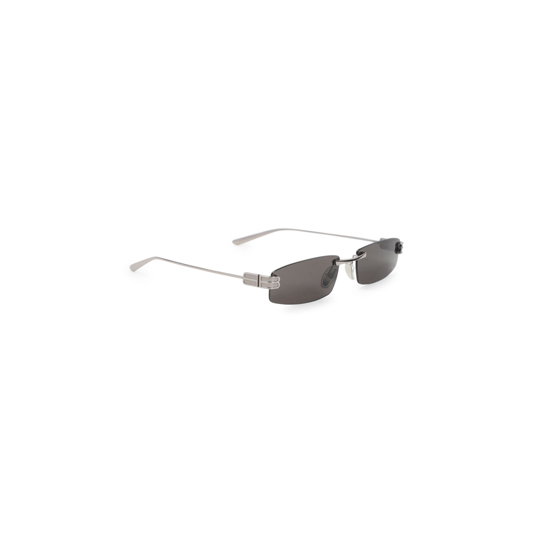Rimless Silver Sunglasses