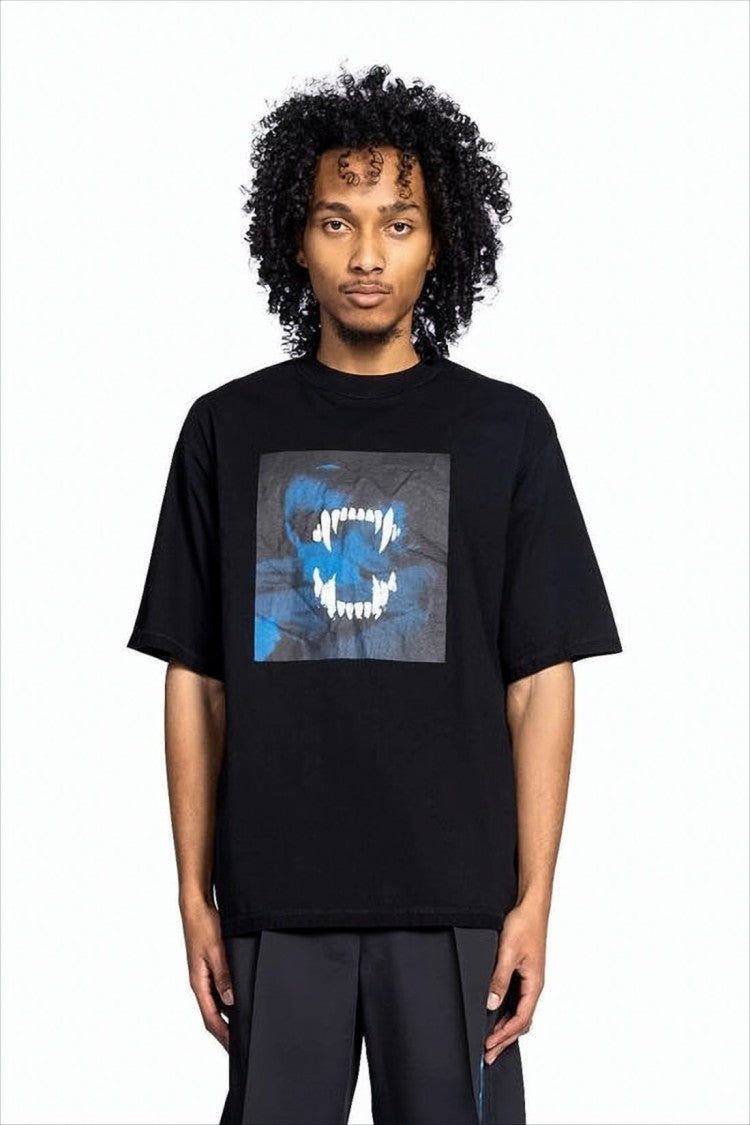 Bold Graphic Print Short-Sleeve T-Shirt