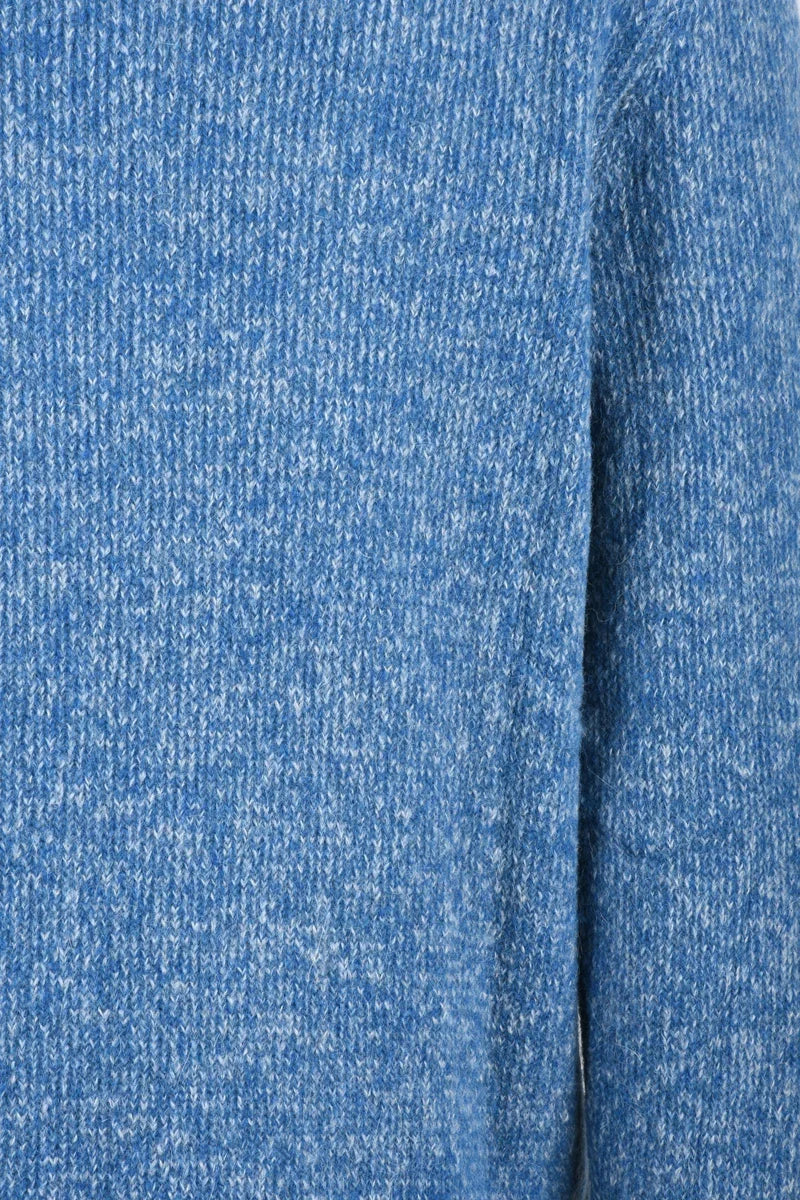 High Neck Sweater Light Blue