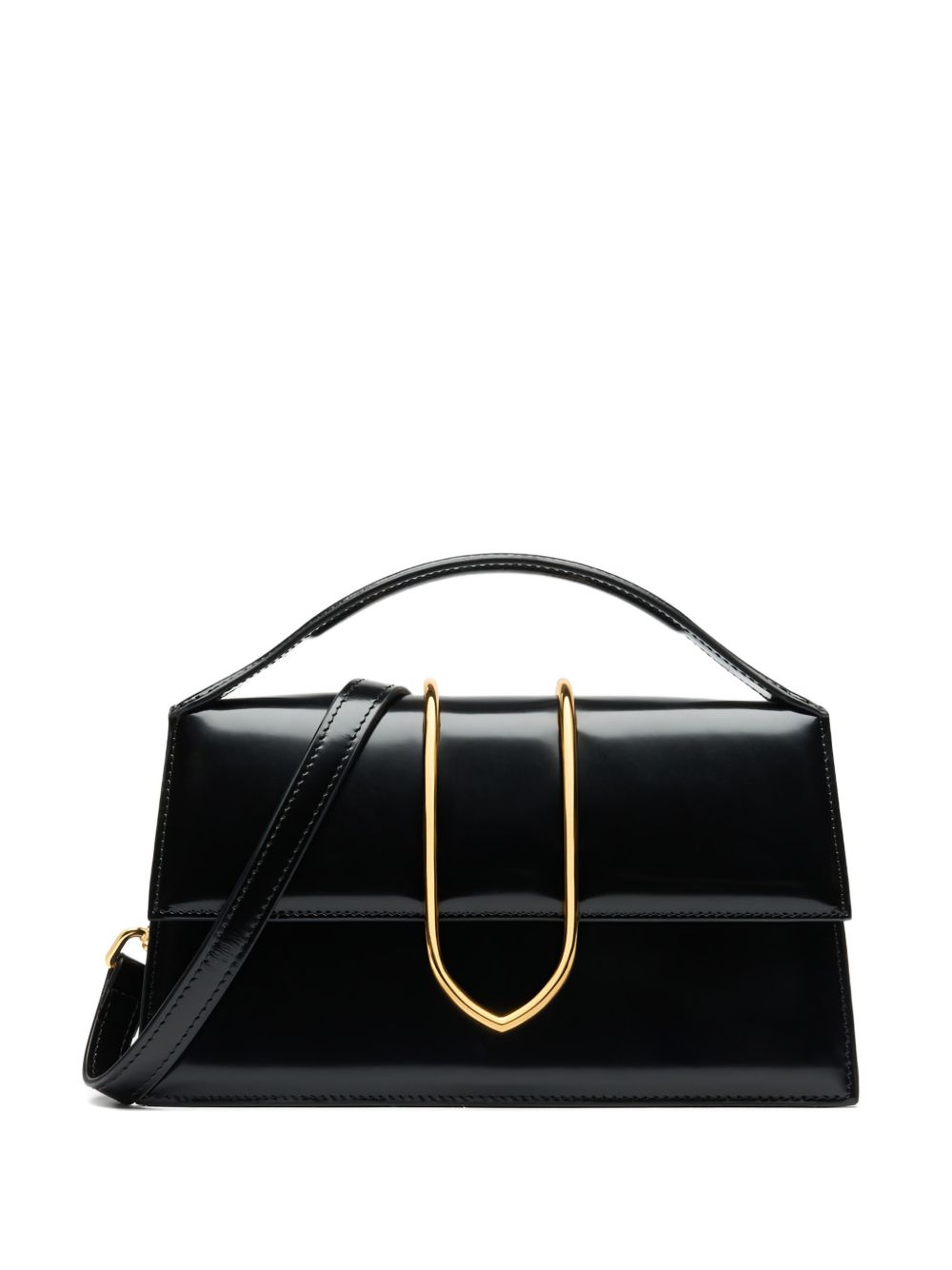 Structured Black Handbag