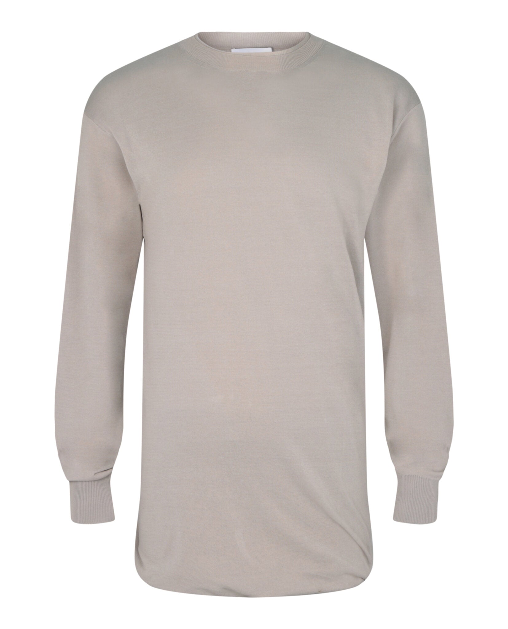 Gathered Hem Long Sleeve  Long Sleeve Shirt