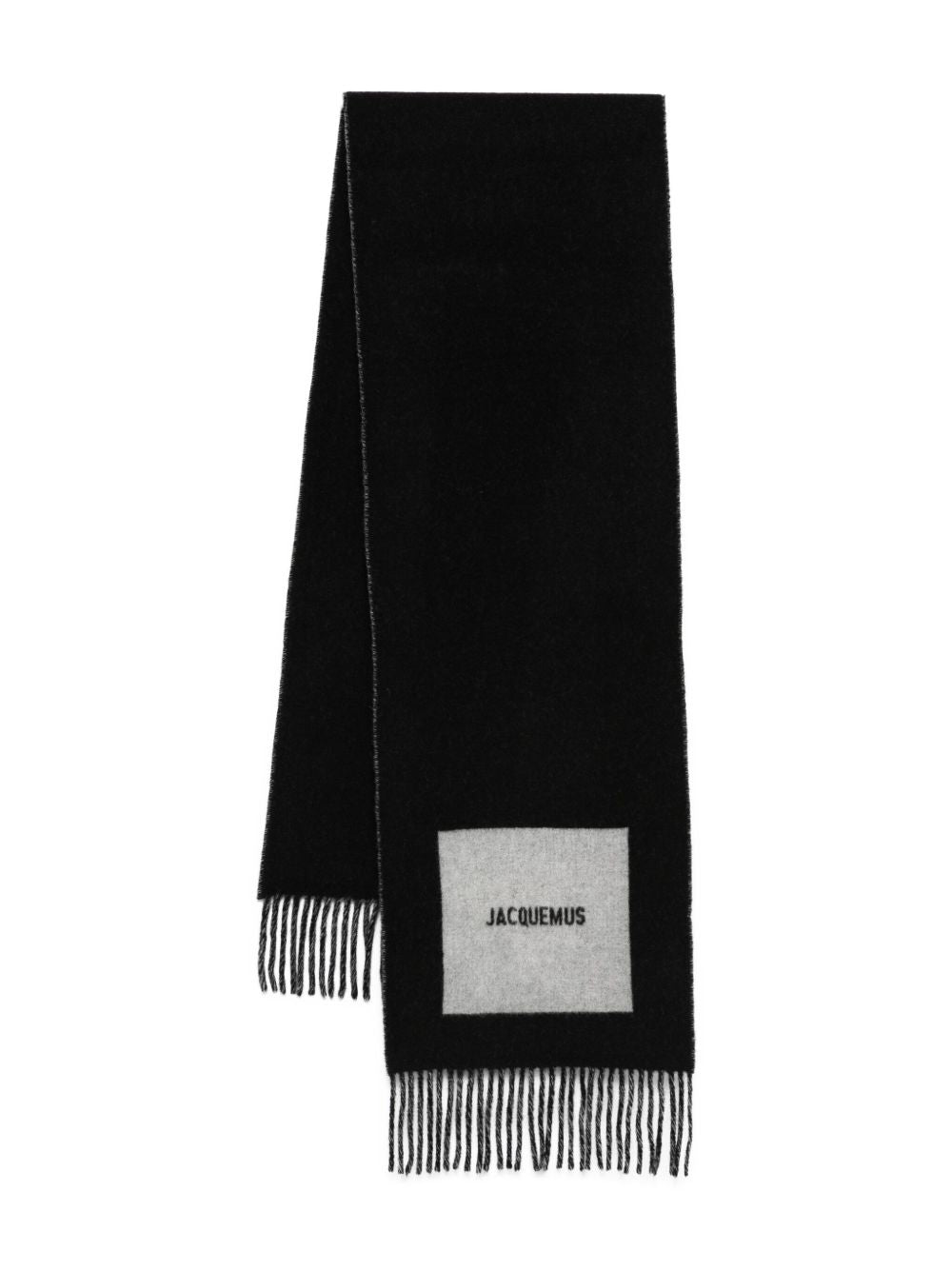Rectangular Black Scarf