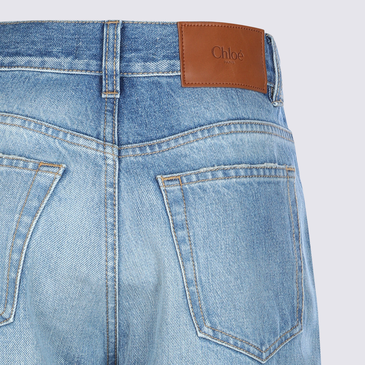 Light Blue Cotton Jeans