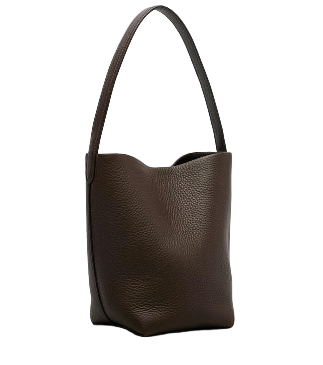 Pebbled Calf Leather Small Tote Bag