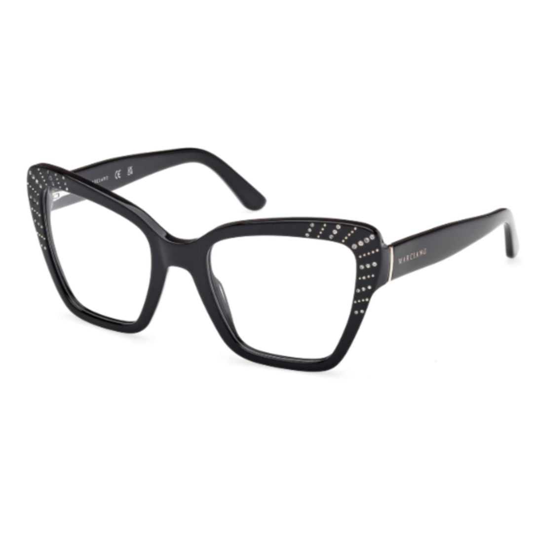 Gm50034 Oversized Square Frame Eyeglasses with Metallic Studs