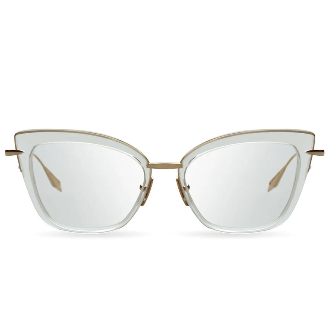 Amorly Cat-Eye Optical Eyewear with Gold Accents