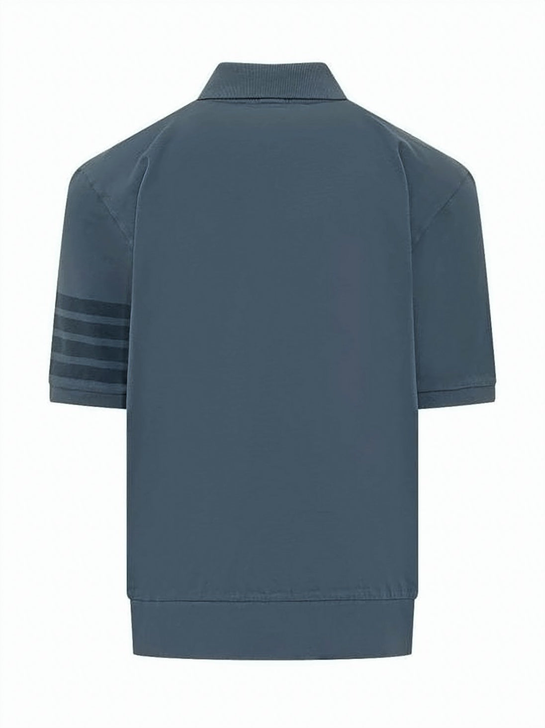 Overdyed Jersey Polo Shirt with Classic Collar