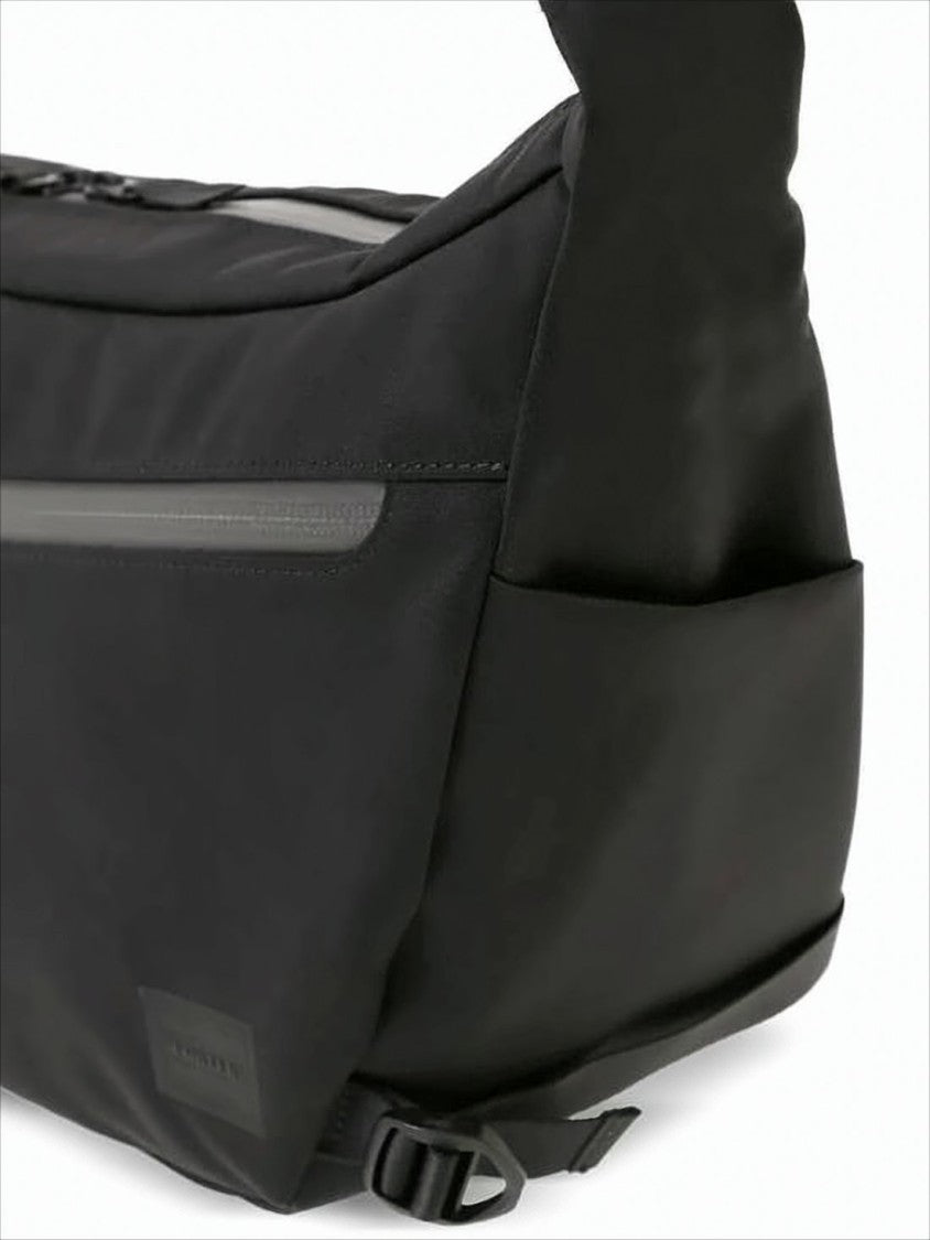 Minimalist Shoulder Bag with Front Zip Pocket