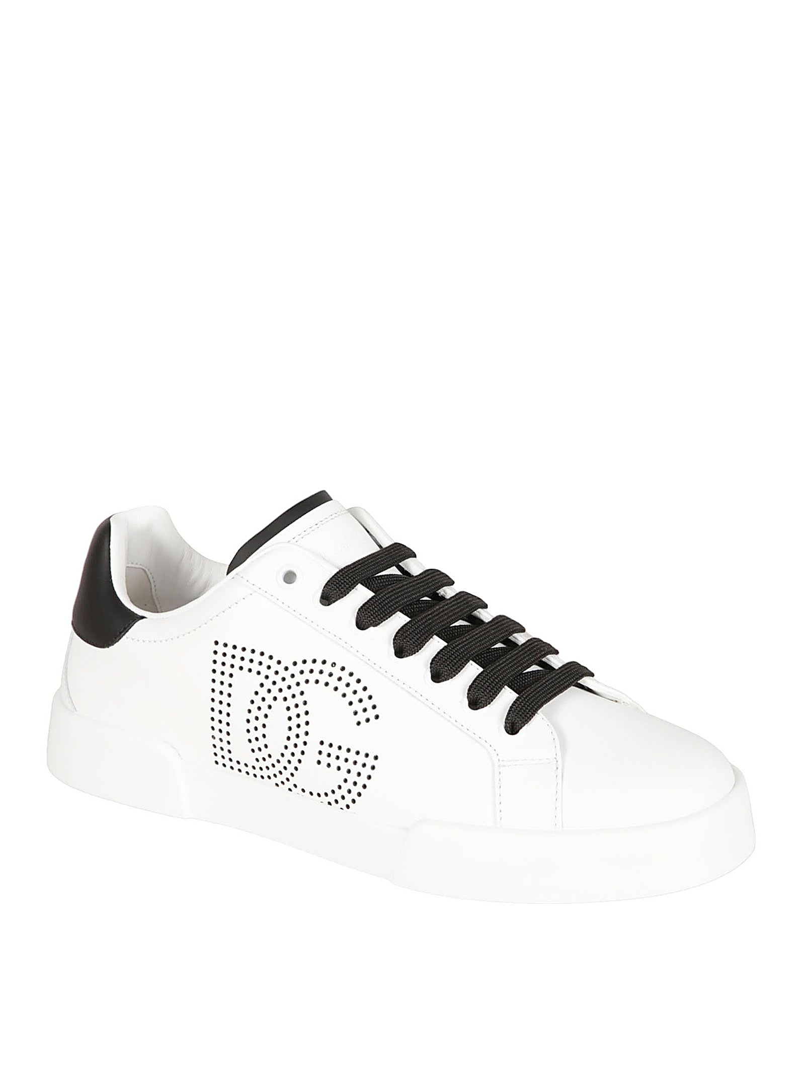 Calfskin Low-Top Sneakers With Contrasting Heel Tab