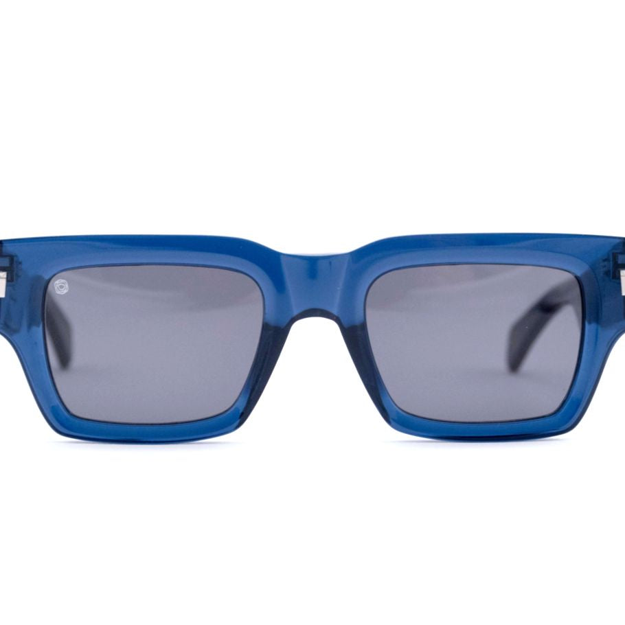 Boxy Boxy Acetate Sunglasses with Rectangular Lenses