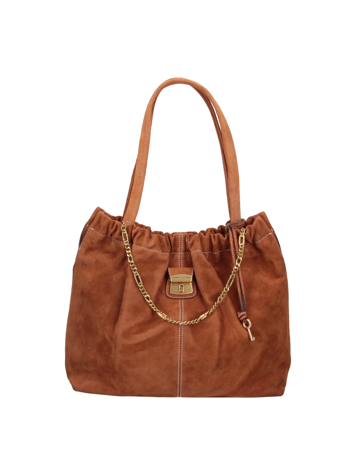 Brown The Christina Suede Tote Bag