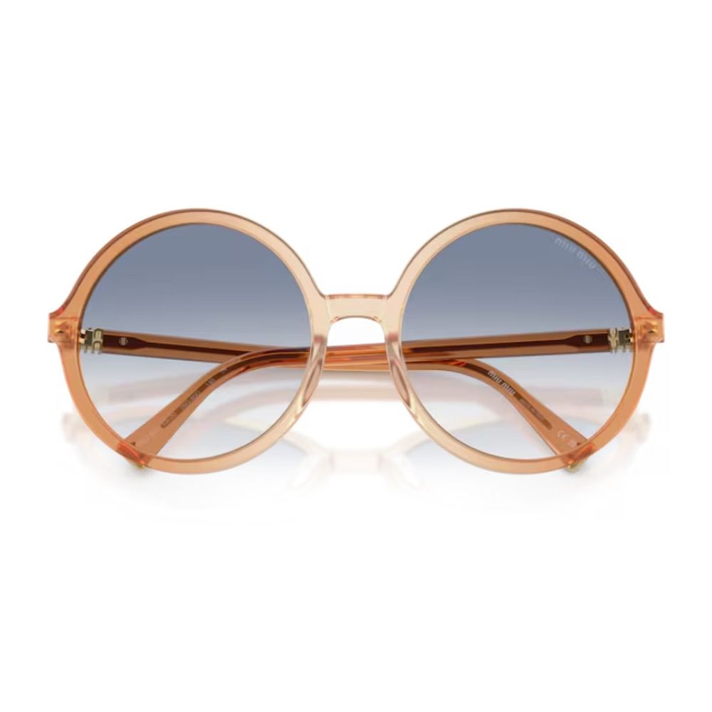 0Mu B02S Miu Regard Oversized Round Sunglasses