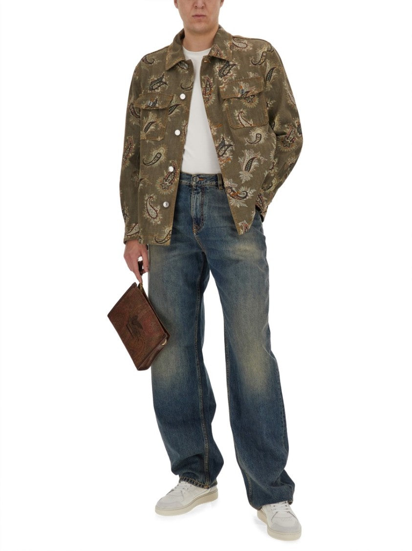 Faded Wash Denim Jeans