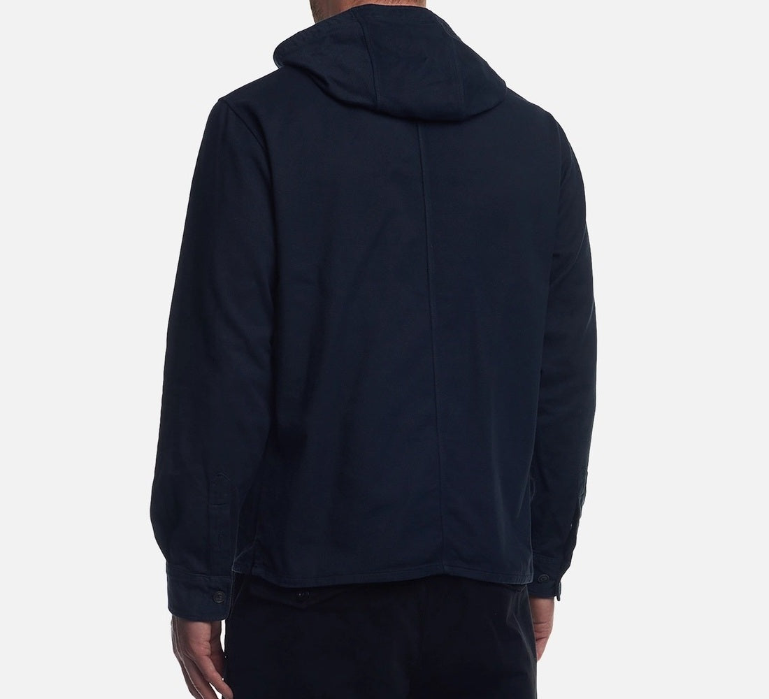 Structured Black Jacket With Pointed Collar And Flap Pocket