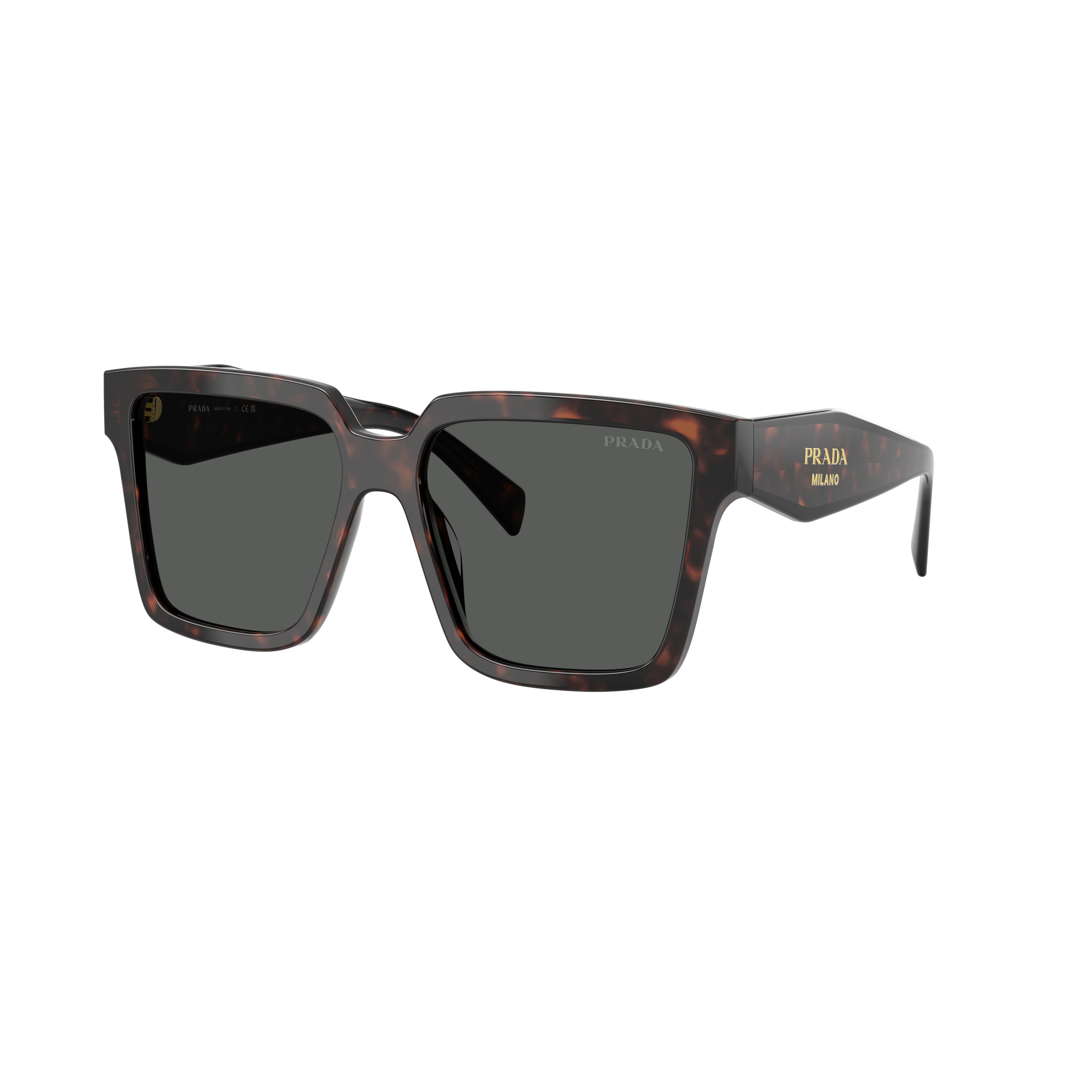 0pr 24zs Oversized Square Frame Tortoiseshell Sunglasses