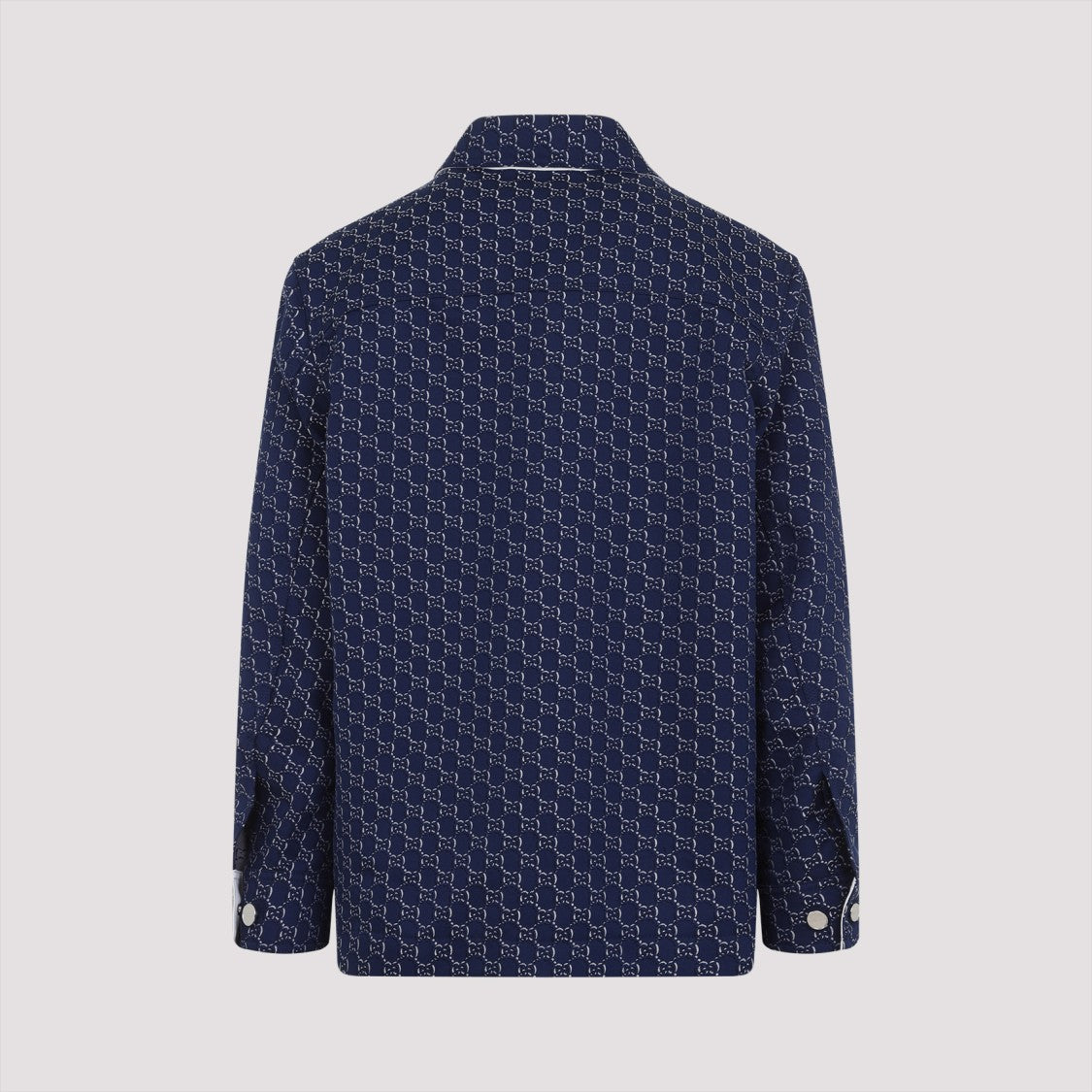 Button-Down Shirt With Geometric Pattern