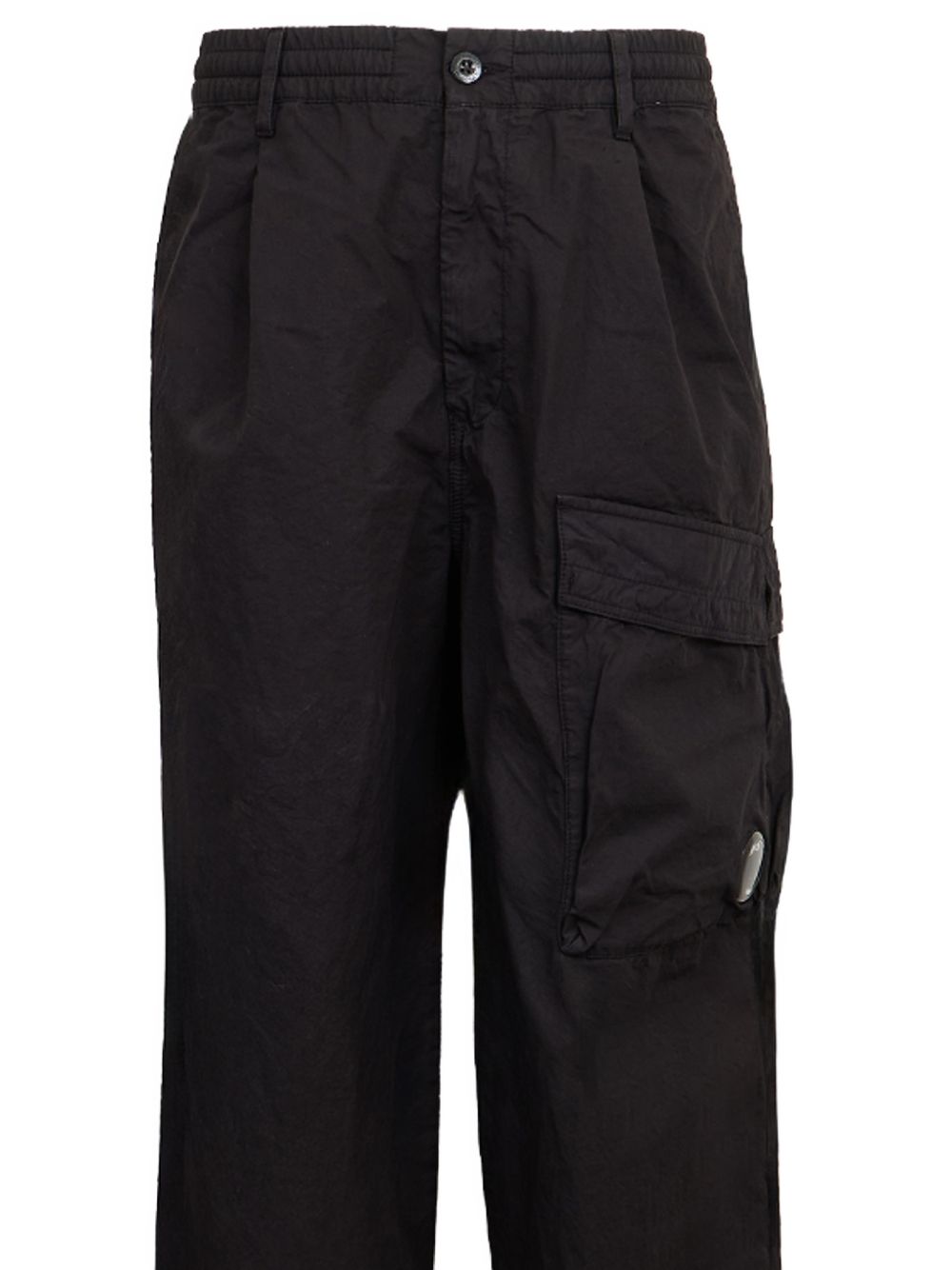 Relaxed Fit Cropped Trousers
