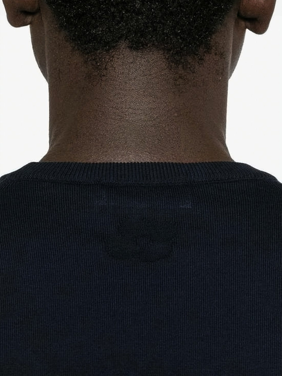 Fitted Black Cotton Short Sleeve Tops