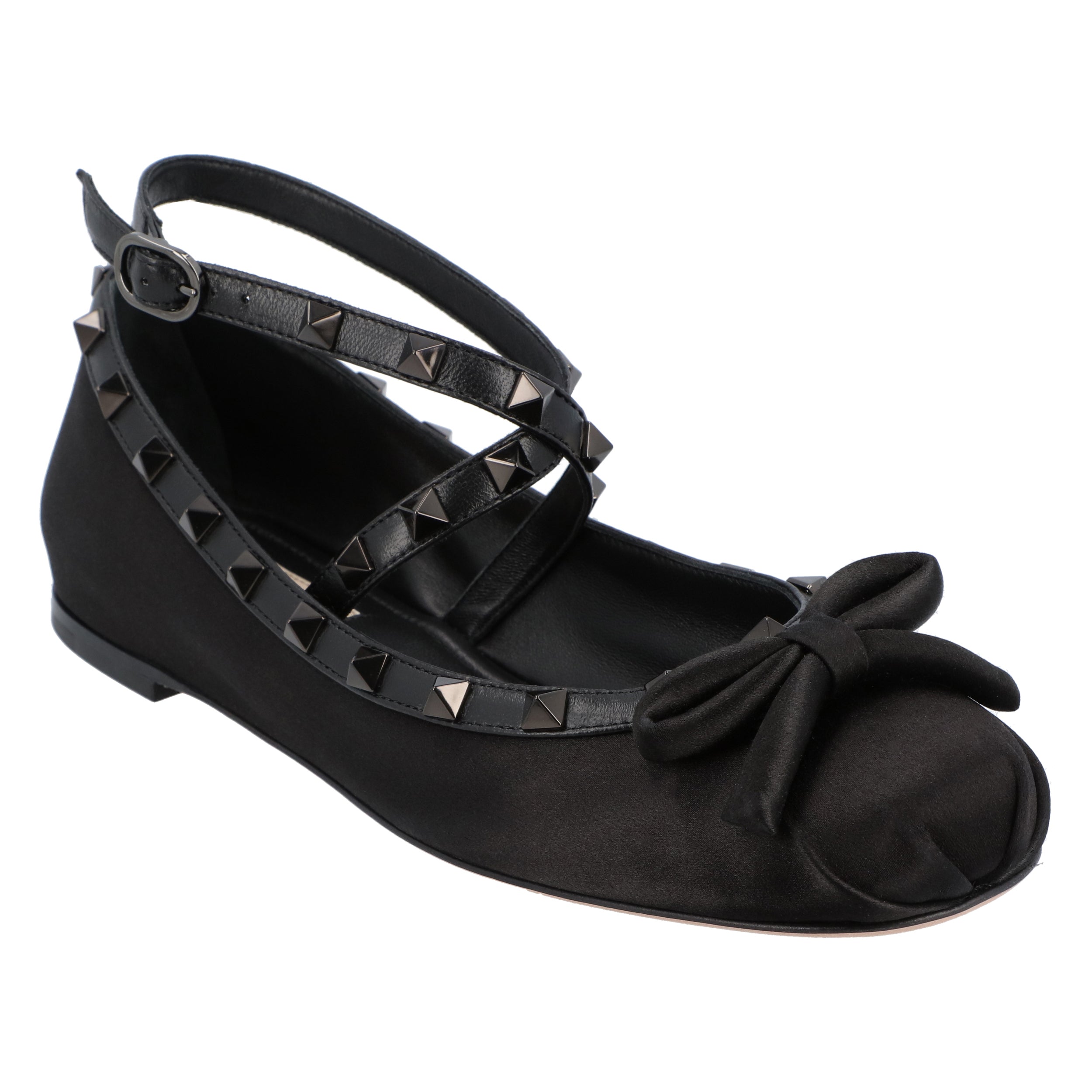 Rockstud Ballerinas Black