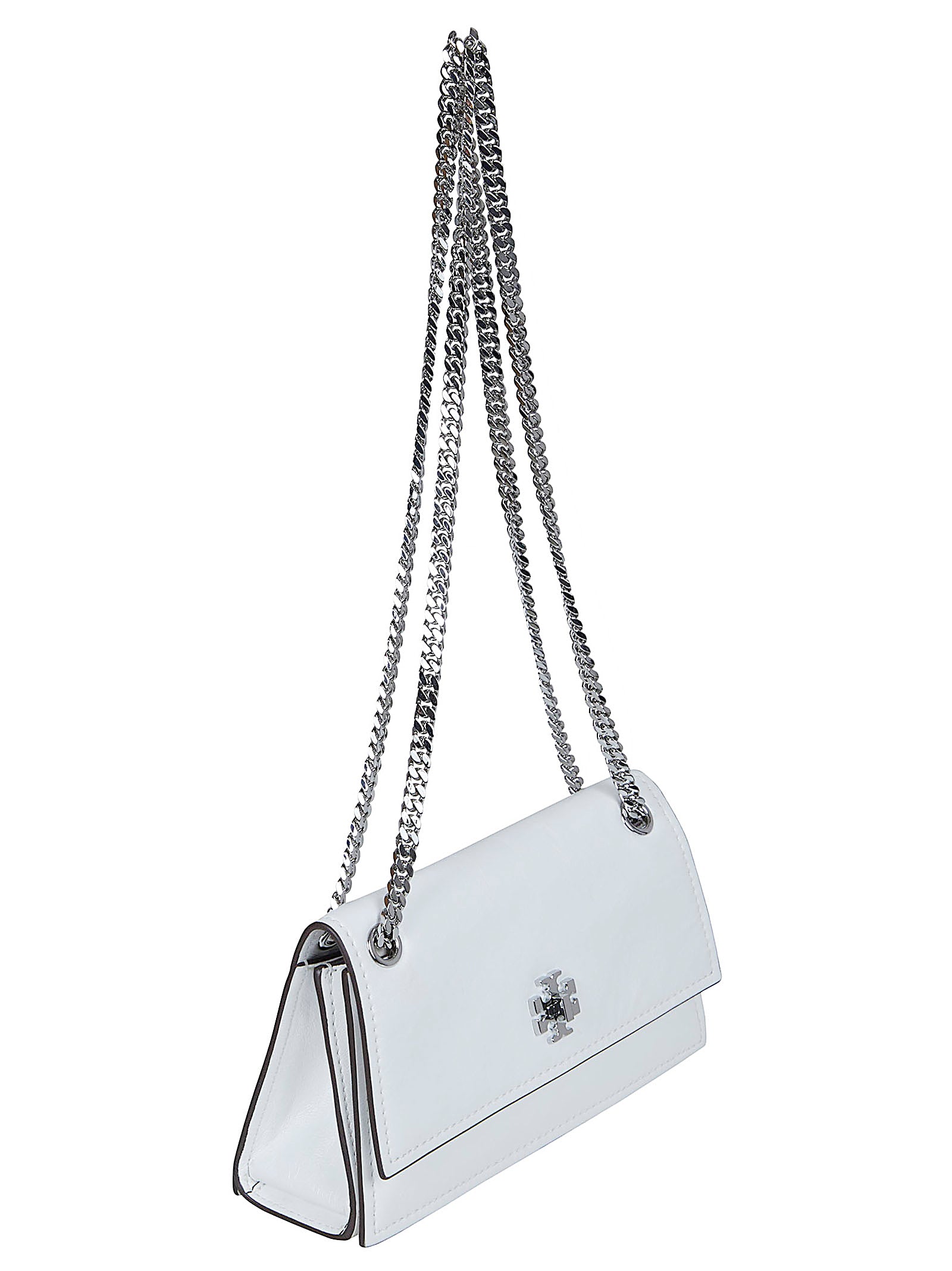 Convertible White Lamb Leather Bag