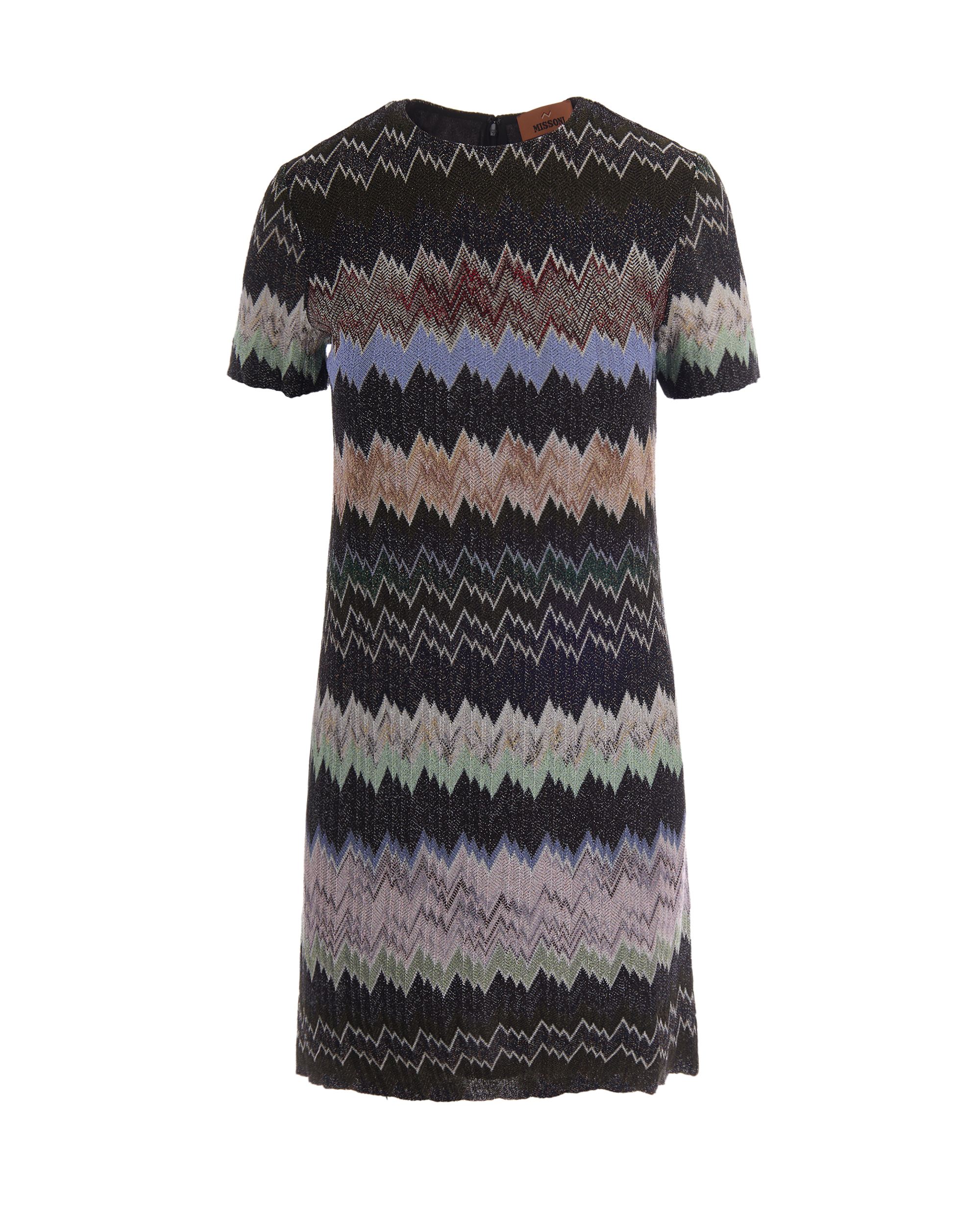 Multicolor Lamé Viscose Dress