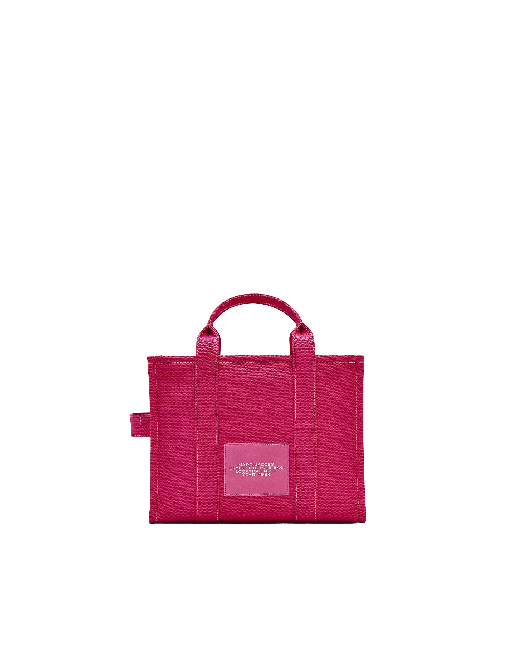 Textured Cotton Canvas Small Tote Bag