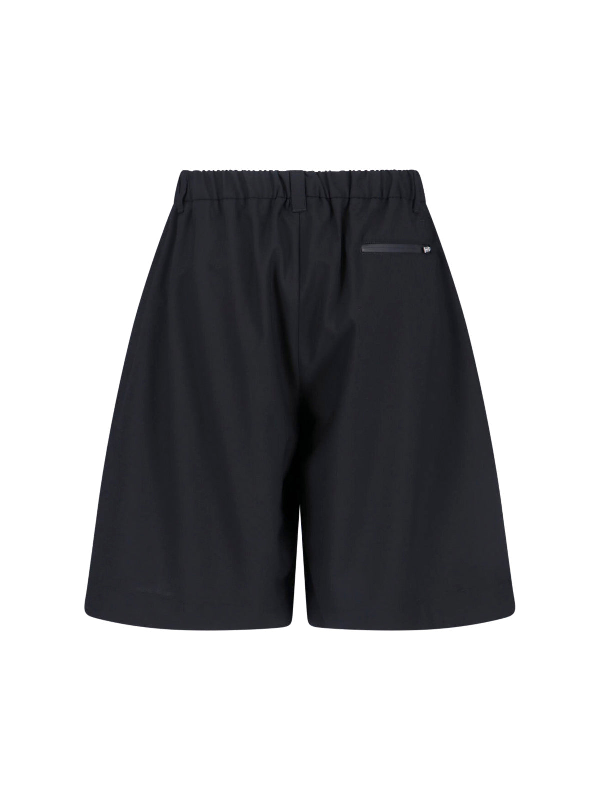Wool Blend Shorts – Black