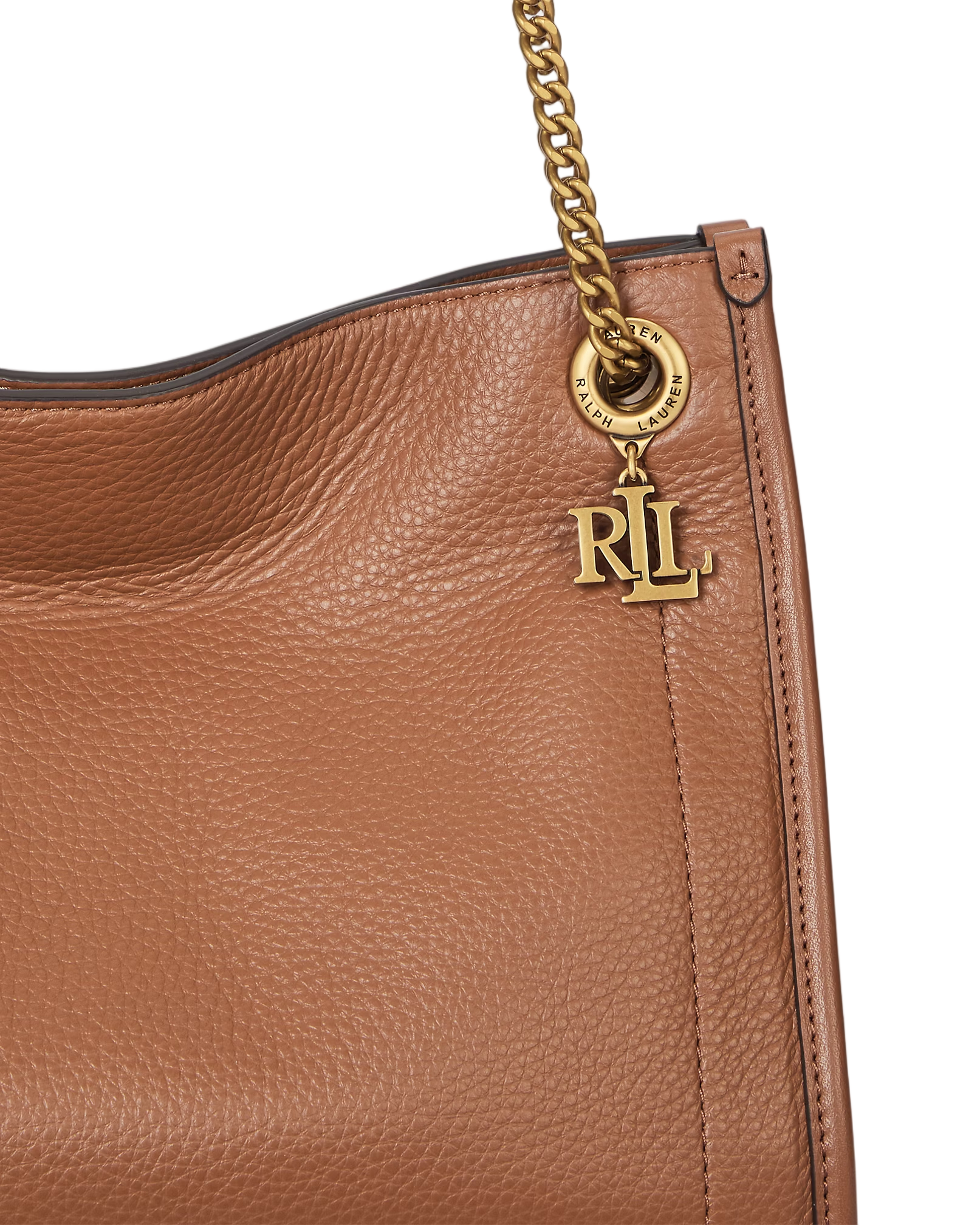 Medium Luxe Pebble Leather Tote