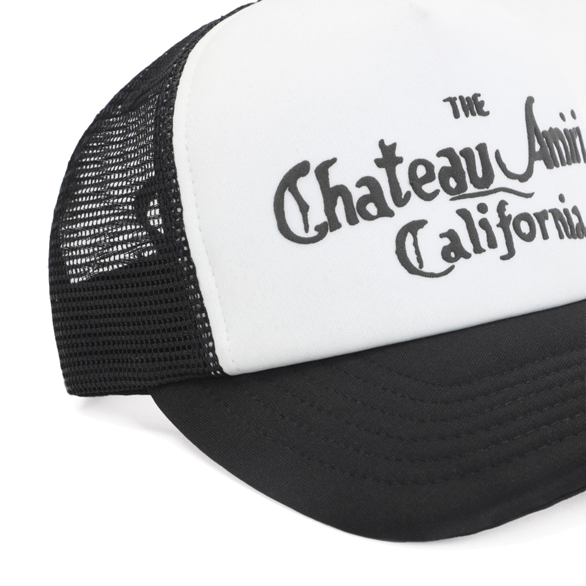 Black And White Cotton Baseball Cap