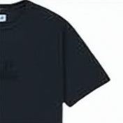 Short-Sleeved T-Shirt with Embossed Logo and Classic Neckline