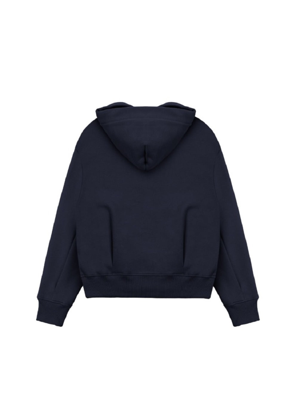 Comfortable Blue Hoodie With Adjustable Drawstring