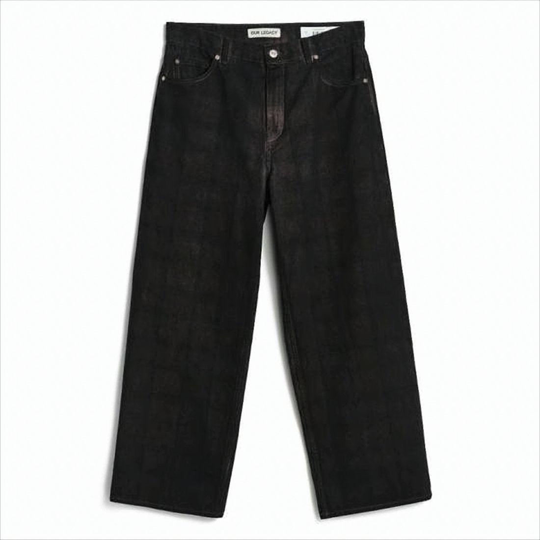 Checkered Straight-Leg Cotton Pants