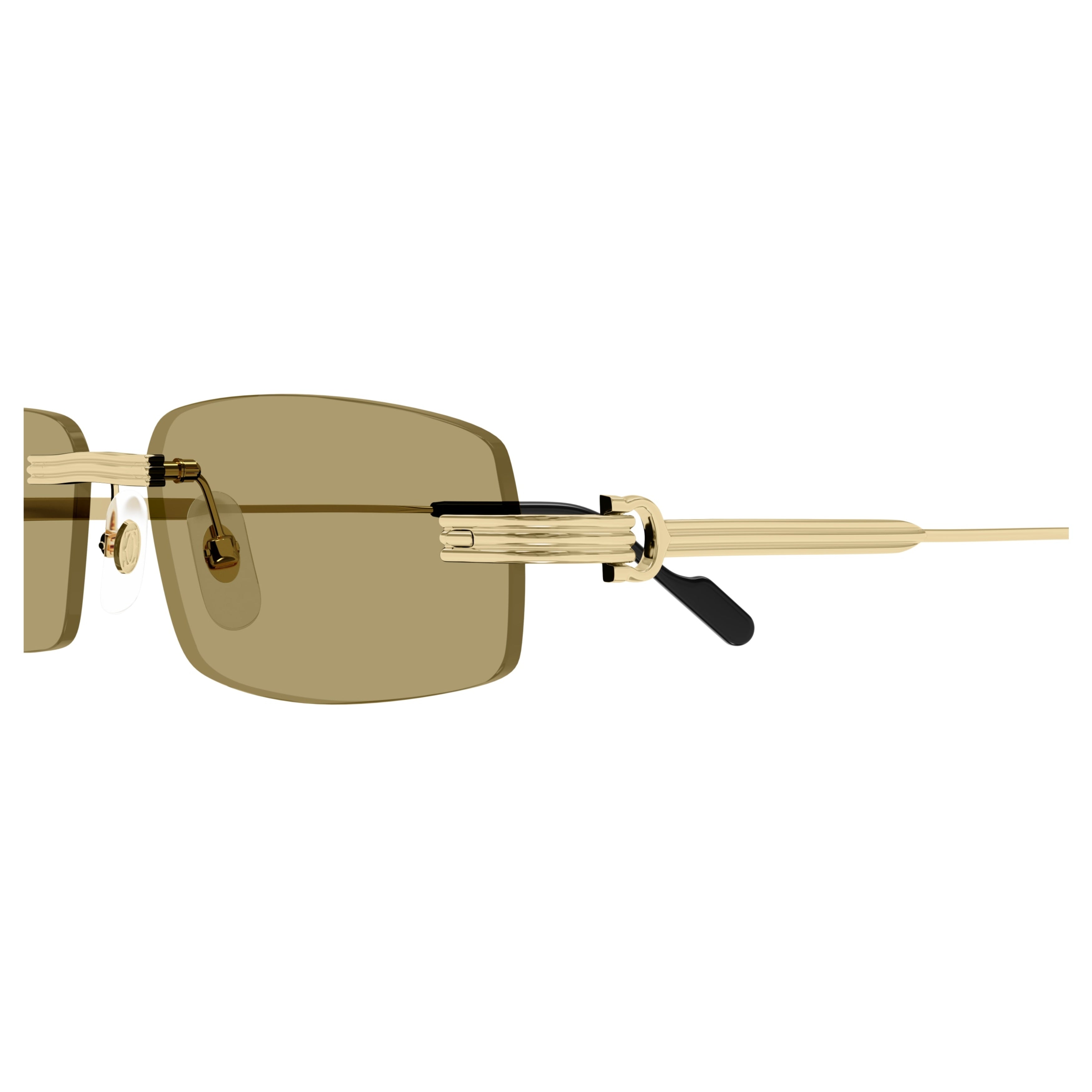 Ct0535s Rimless Rectangular Sunglasses