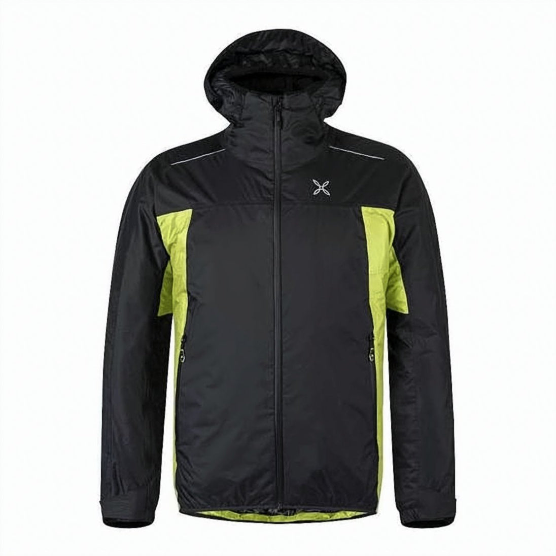 Black Jacket with Lime Green Accents