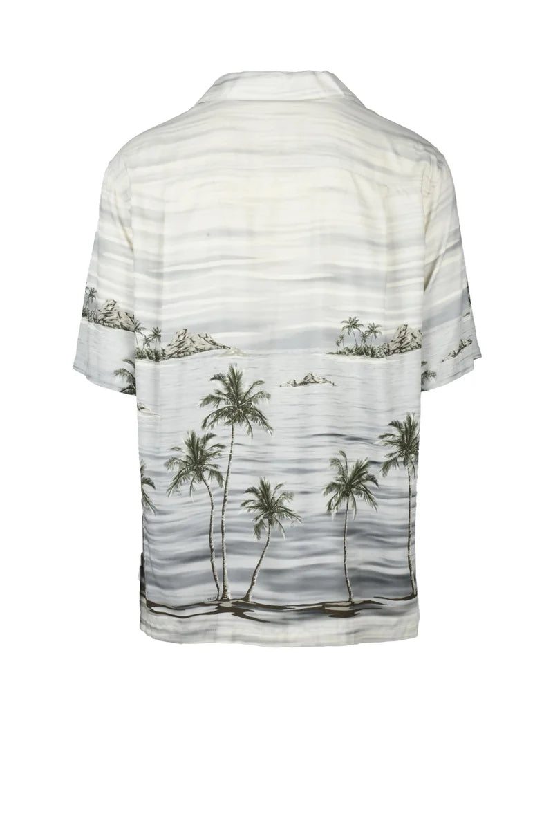 Viscose Hawaii Shirt - Grey