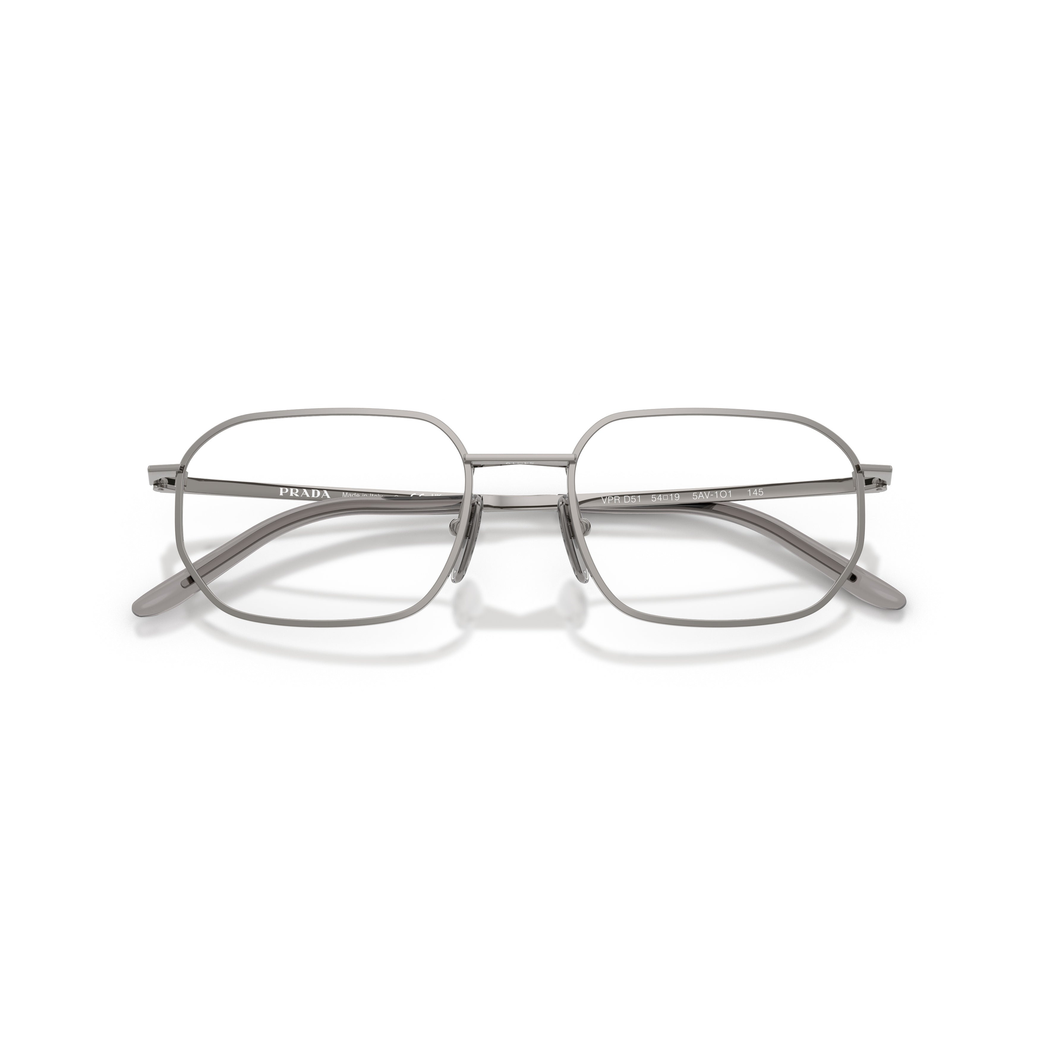 0pr D51v Geometric Rounded Metal Frame Eyeglasses