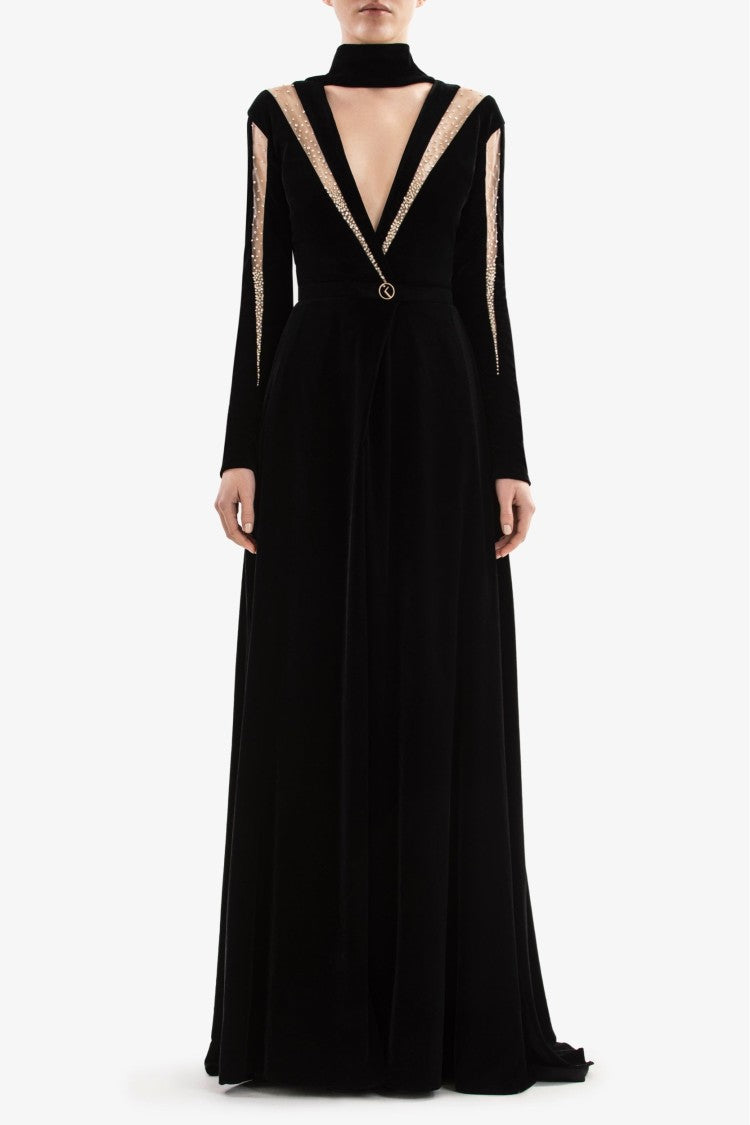 Velvet Long Dress
