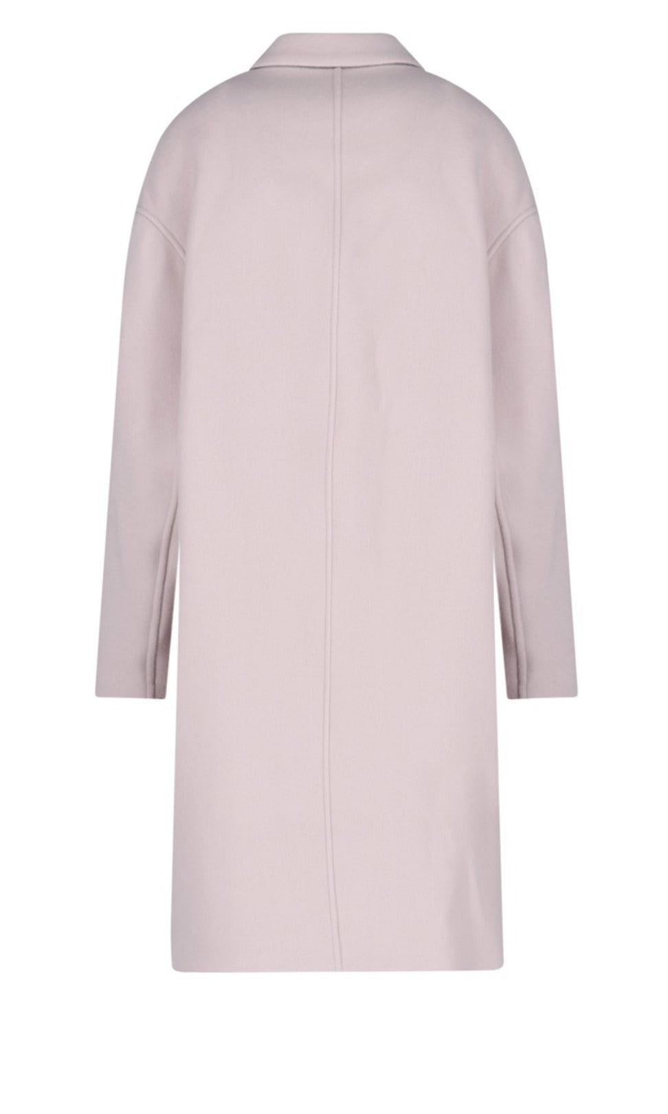Boxy Pink Jacket With Double-Breasted Front