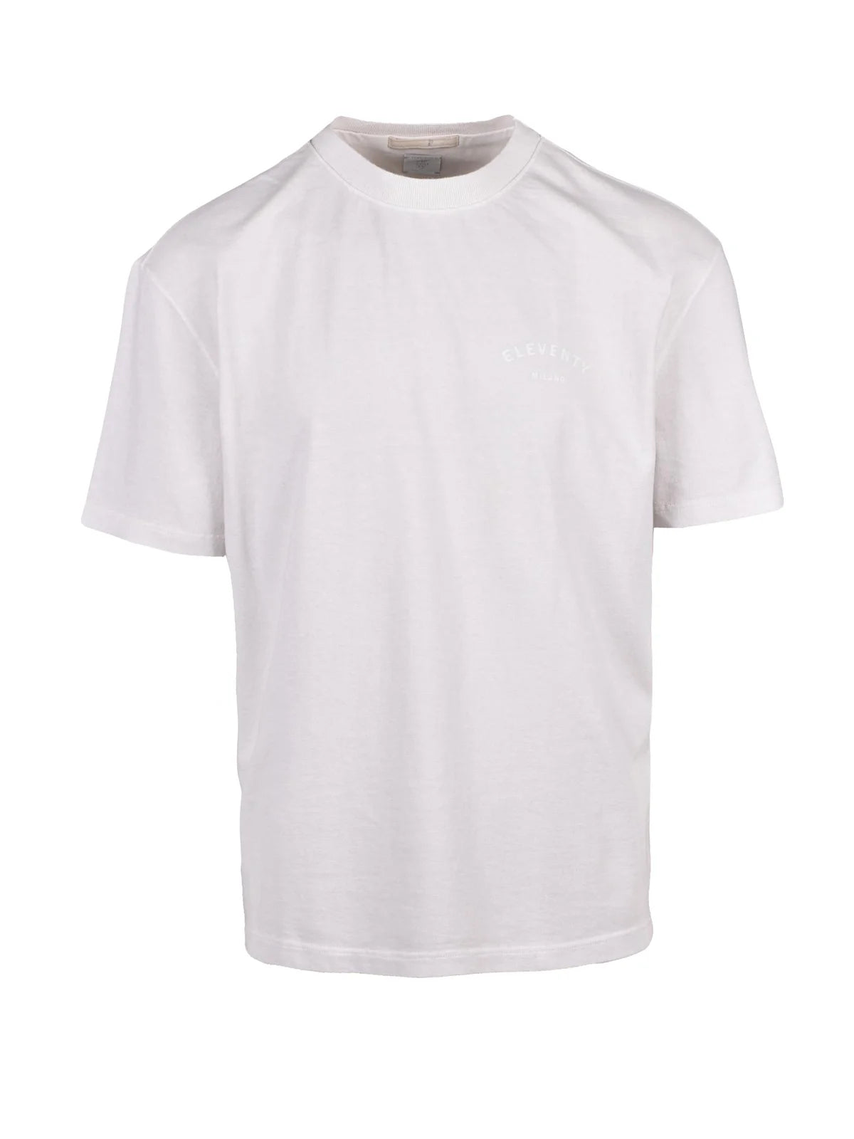 Beige Men Cotton T-shirt