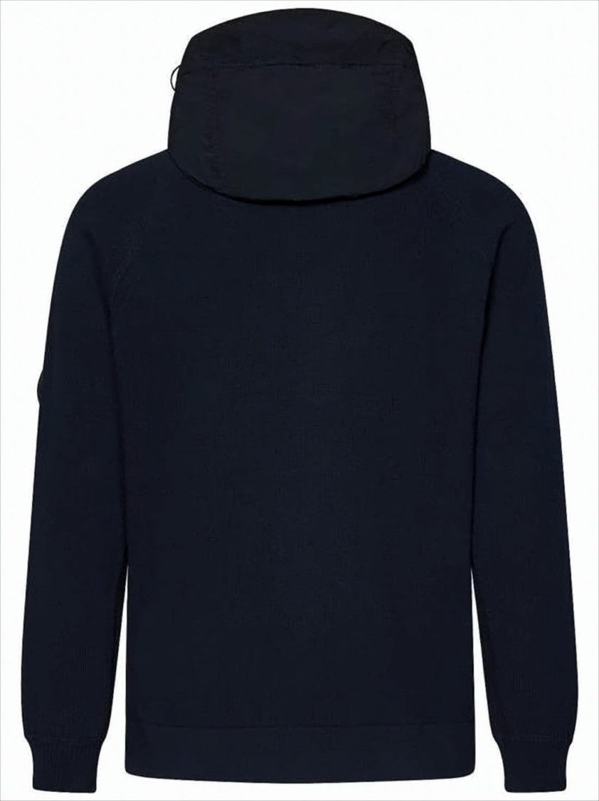 Full-Zip Jacket With Textured Fabric And Lens Detail
