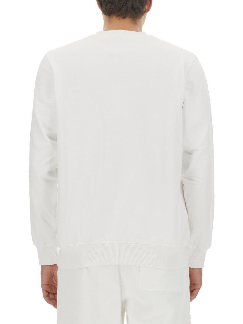 Regular Fit White Sweatshirt