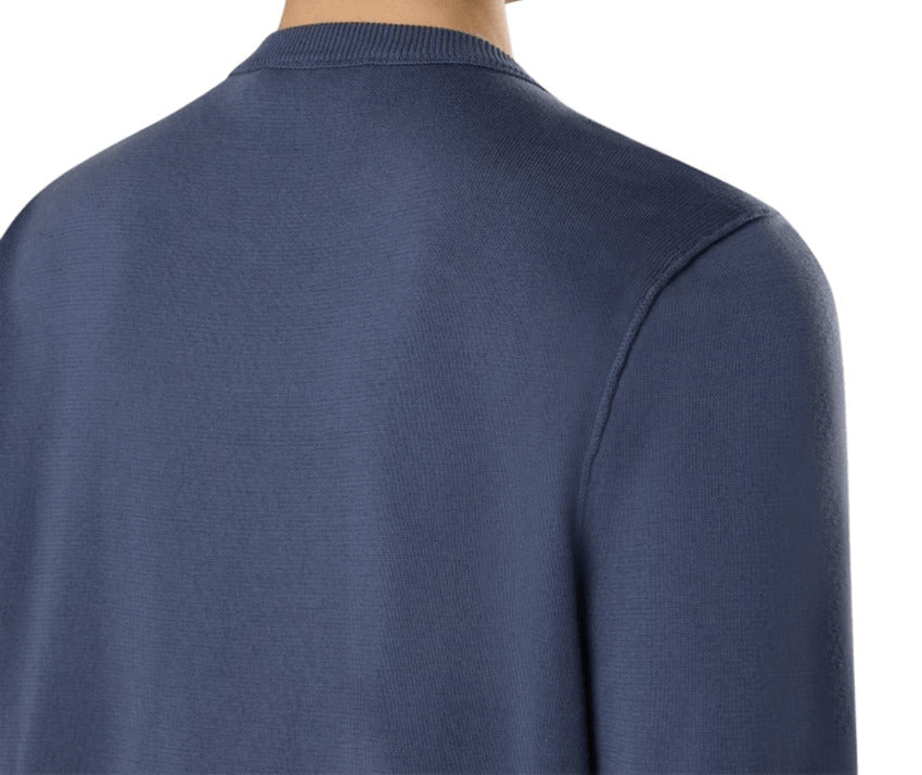 Organic Cotton Sweatshirt with Distinctive Badge