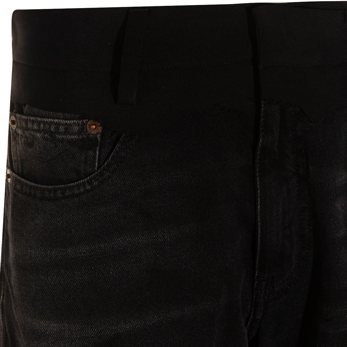 Black Cotton Jeans
