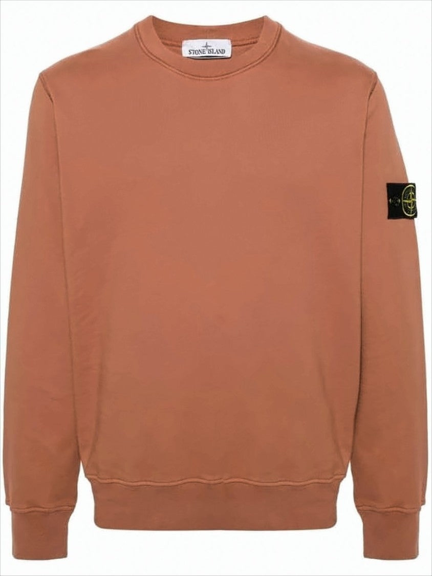 Long-Sleeve Sweatshirt with Compass Logo Patch