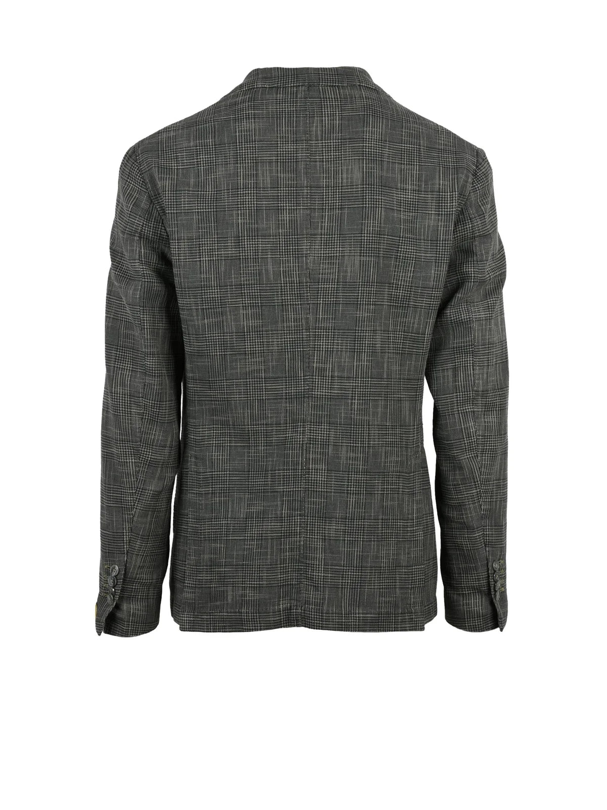 Grey Cotton Silk Men Jacket