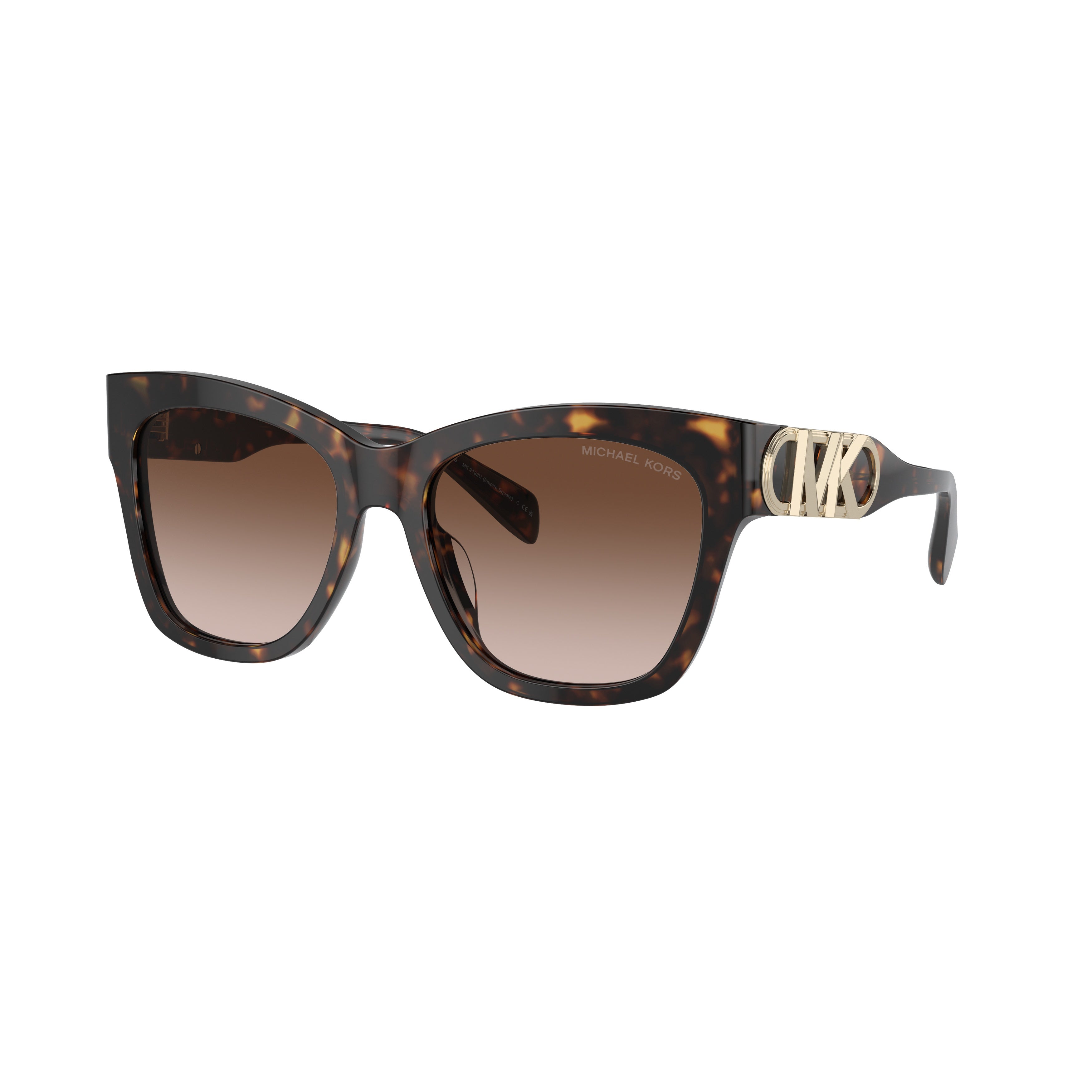 0mk2182u Oversized Tortoiseshell Acetate Sunglasses with Gold-logo Temples