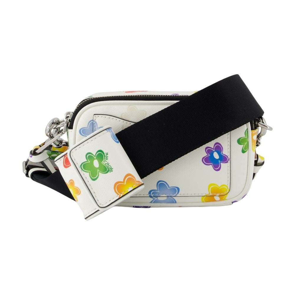 The Snapshot Crossbody - Leather - White