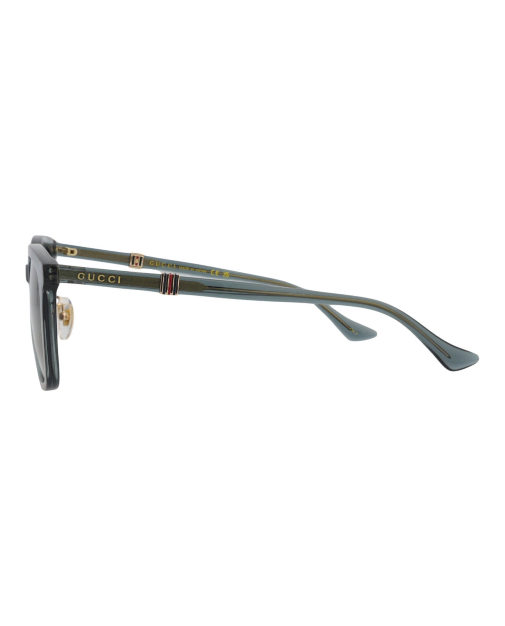Square-Frame Recycled Acetate Sunglasses