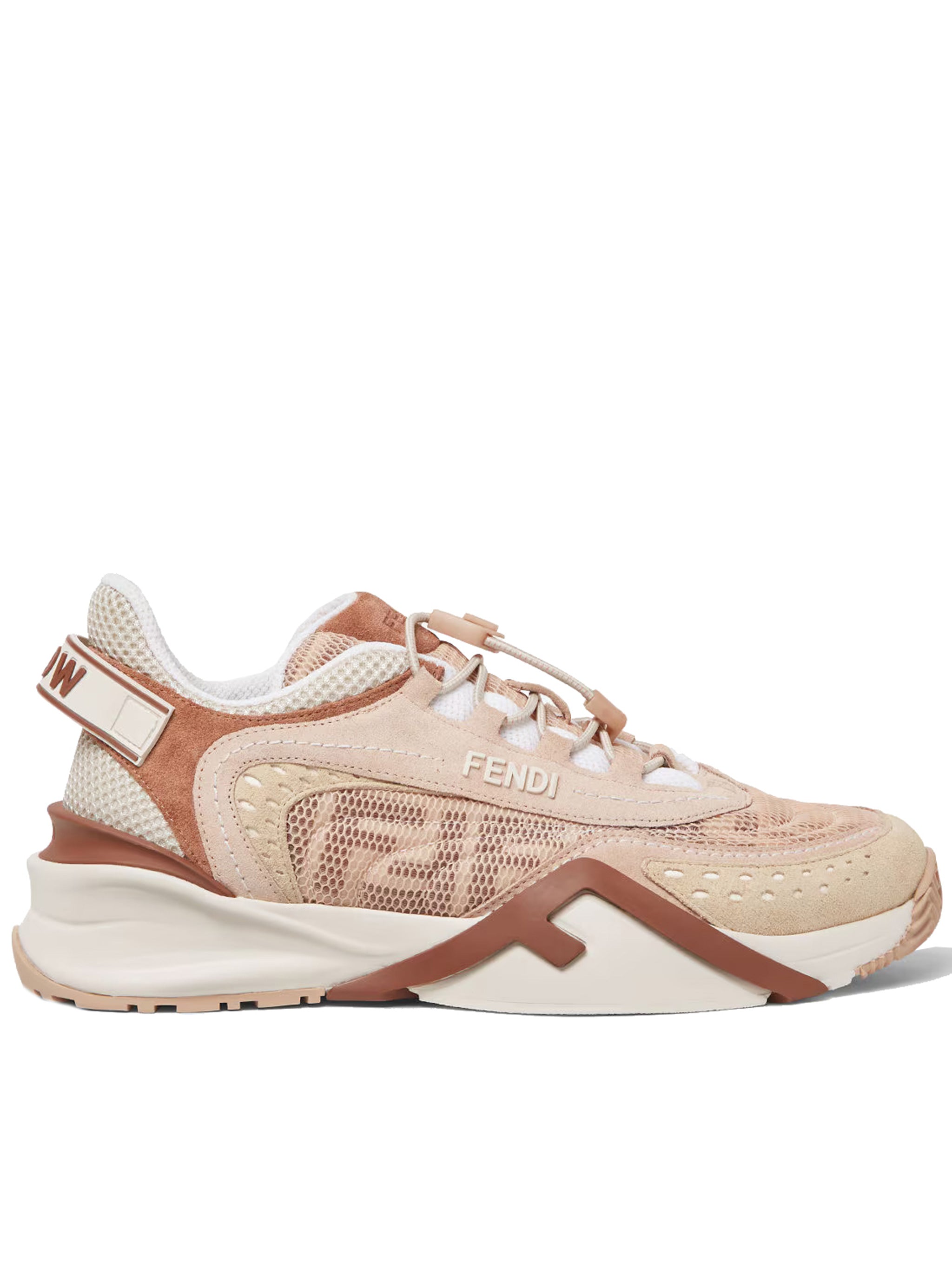 Flow Low-Profile Mesh Suede Toggle Sneakers