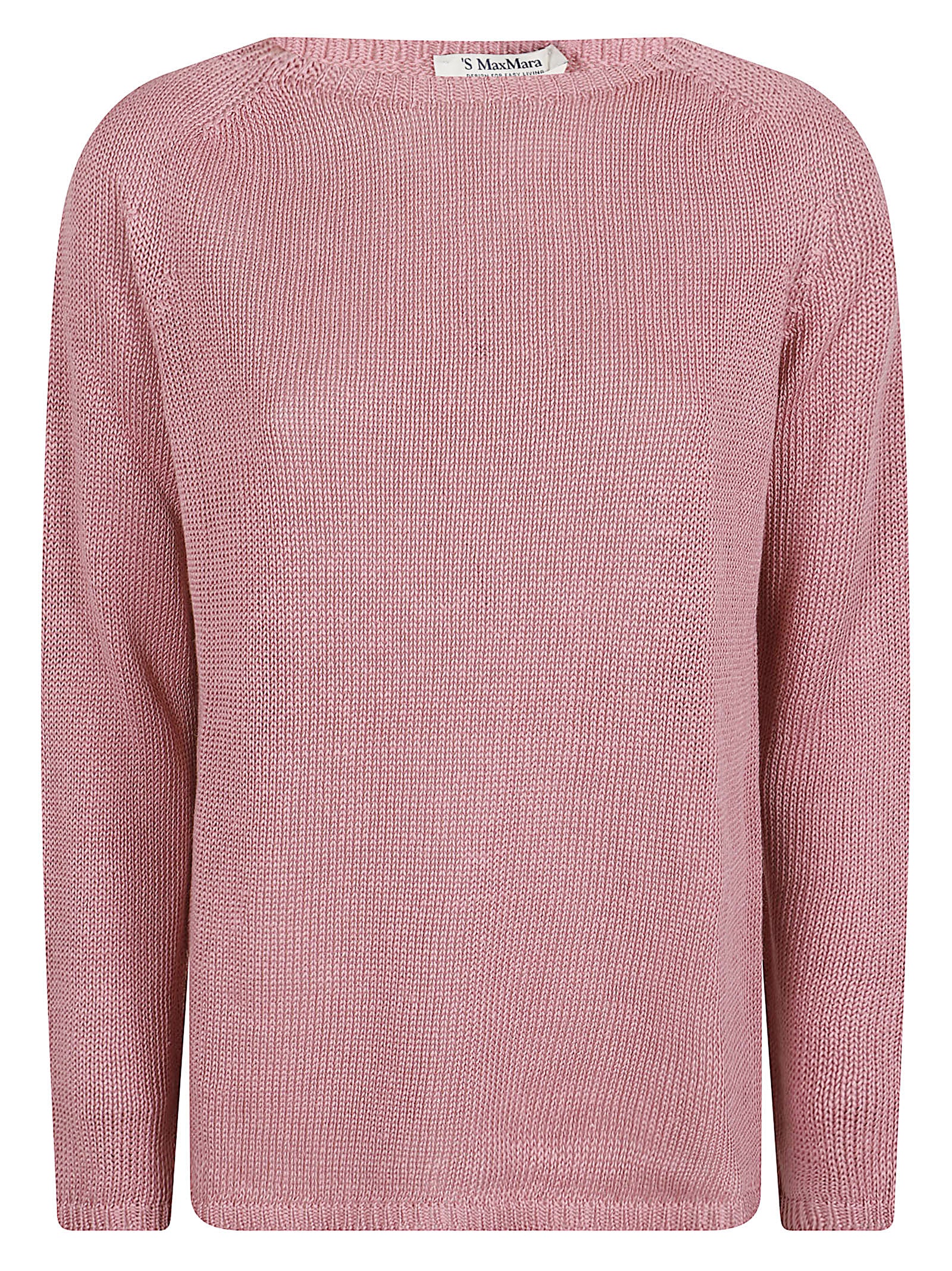 Relaxed Fit Knit Top in Breathable Linen